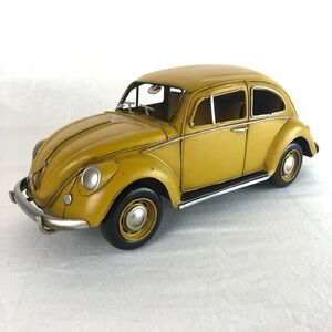 Vintage Gold Beetle Model Car
